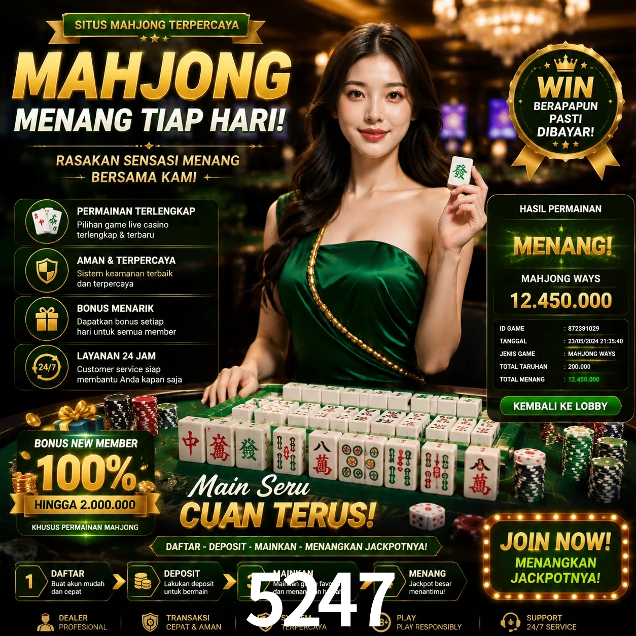 Cashback VIP 5247 - reembolso semanal